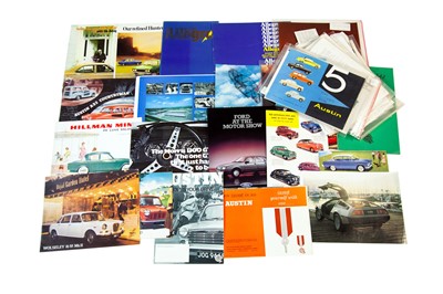 Lot 57 - Quantity of British Sales Brochures
