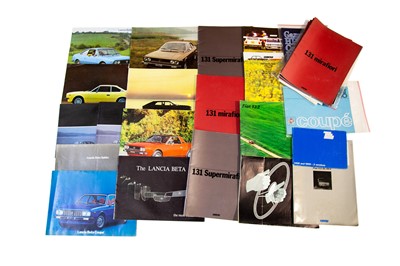 Lot 58 - Quantity of Italian Sales Brochures