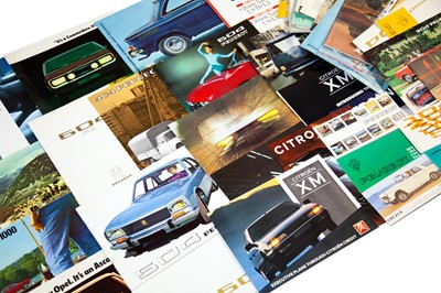 Lot 59 - Quantity of French Sales Brochures