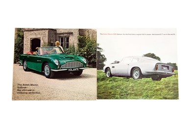 Lot 62 - Two Aston Martin Sales Brochures