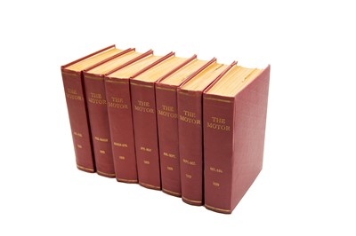 Lot 96 - Seven Bound Volumes of ‘The Motor’, 1929