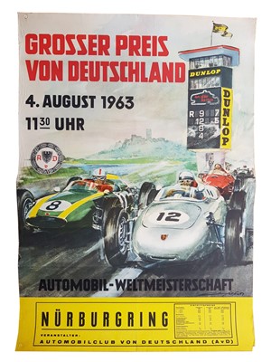 Lot 108 - 1963 German Grand Prix Poster