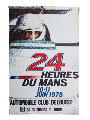 Lot 115 - 1978 Le Mans 24 Heures Du Mans Poster
