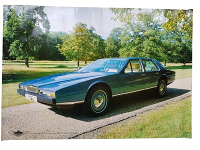 Lot 116 - 1980s Aston Martin Lagonda Showroom Poster