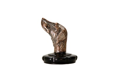 Lot 136 - ‘Sporting Dog’, Mounted to a Period Radiator Cap