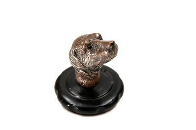 Lot 136 - ‘Sporting Dog’, Mounted to a Period Radiator Cap