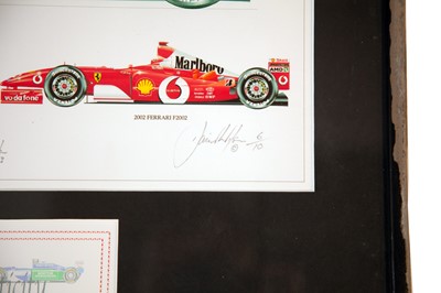Lot 140 - Michael Schumacher Signed World Championship Artwork