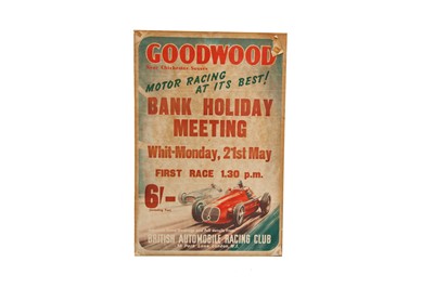 Lot 141 - Original Goodwood ‘Bank Holiday Meeting’ Race Poster