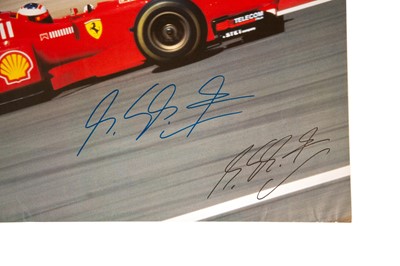 Lot 142 - Michael Schumacher Signed Ferrari Publicity Poster