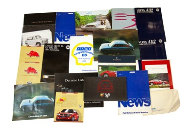 Lot 144 - Quantity of Italian Sales Brochures
