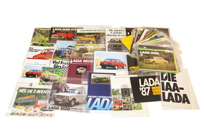 Lot 145 - Quantity of Lada Sales Brochures