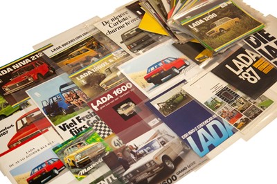 Lot 145 - Quantity of Lada Sales Brochures