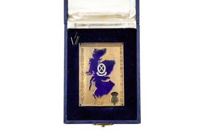 Lot 146 - A Boxed Royal Scottish Automobile Club Rally Award, 1939, by Alexander Scott of Glasgow