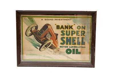 Lot 172 - ‘Bank on Super Shell’ Advertising Poster
