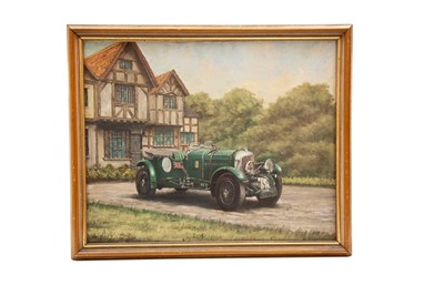 Lot 179 - Bentley 4.5 Litre ‘Blower’ Original Artwork by Shaw