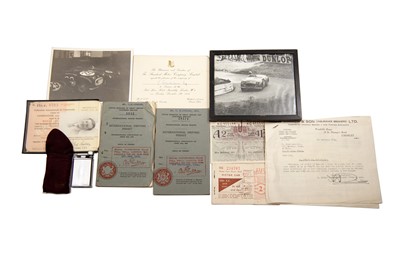 Lot 183 - Paperwork and Ephemera from the Estate of Works Triumph Driver: Thomas Blackburn Esq.