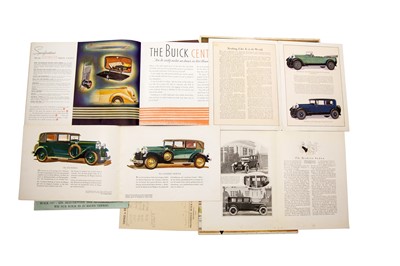 Lot 188 - Eight Pre-War Sales Brochures