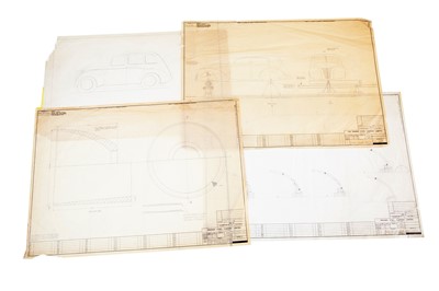 Lot 194 - Twelve Cowley Factory Line Drawings / Blueprints