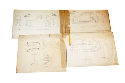 Lot 194 - Twelve Cowley Factory Line Drawings / Blueprints