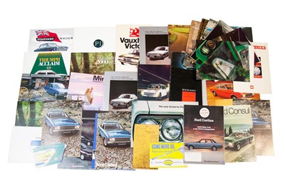 Lot 217 - Quantity of British Vehicle Sales Brochures