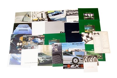 Lot 218 - Quantity of British Sports Car Sales Brochures