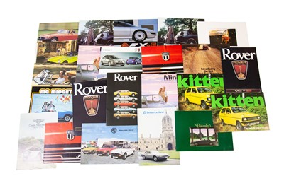 Lot 220 - Quantity of British Vehicle Sales Brochures