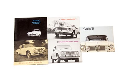 Lot 223 - Five Alfa Romeo Sales Brochures