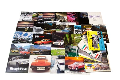 Lot 229 - Quantity of British Vehicle Sales Brochures