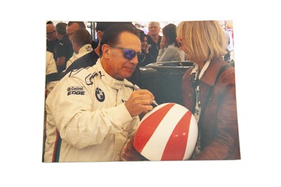 Lot 249 - Johnny Cecotto Signed Crash Helmet