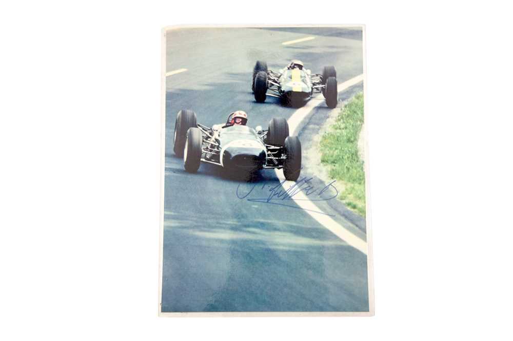 Lot 251 - Jo Siffert Signed Photographic Print