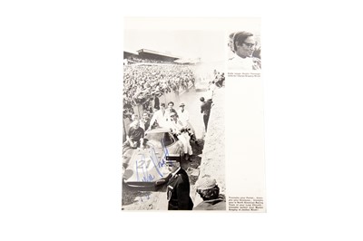 Lot 252 - Jochen Rindt Signed Photographic Print