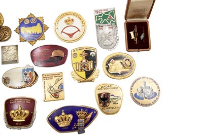 Lot 259 - Quantity of European Rally Badges