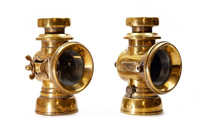 Lot 269 - A Pair of Lucas Model F141 Side Lamps