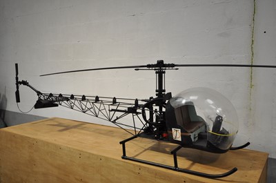 Lot 293 - James Bond Bell 47G Model Helicopter - Used in the Filming of 'You Only Live Twice'