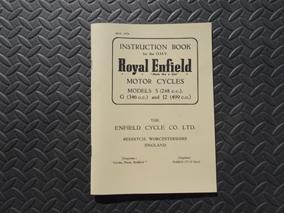 Lot 207 - 1954 Royal Enfield Model S 250
