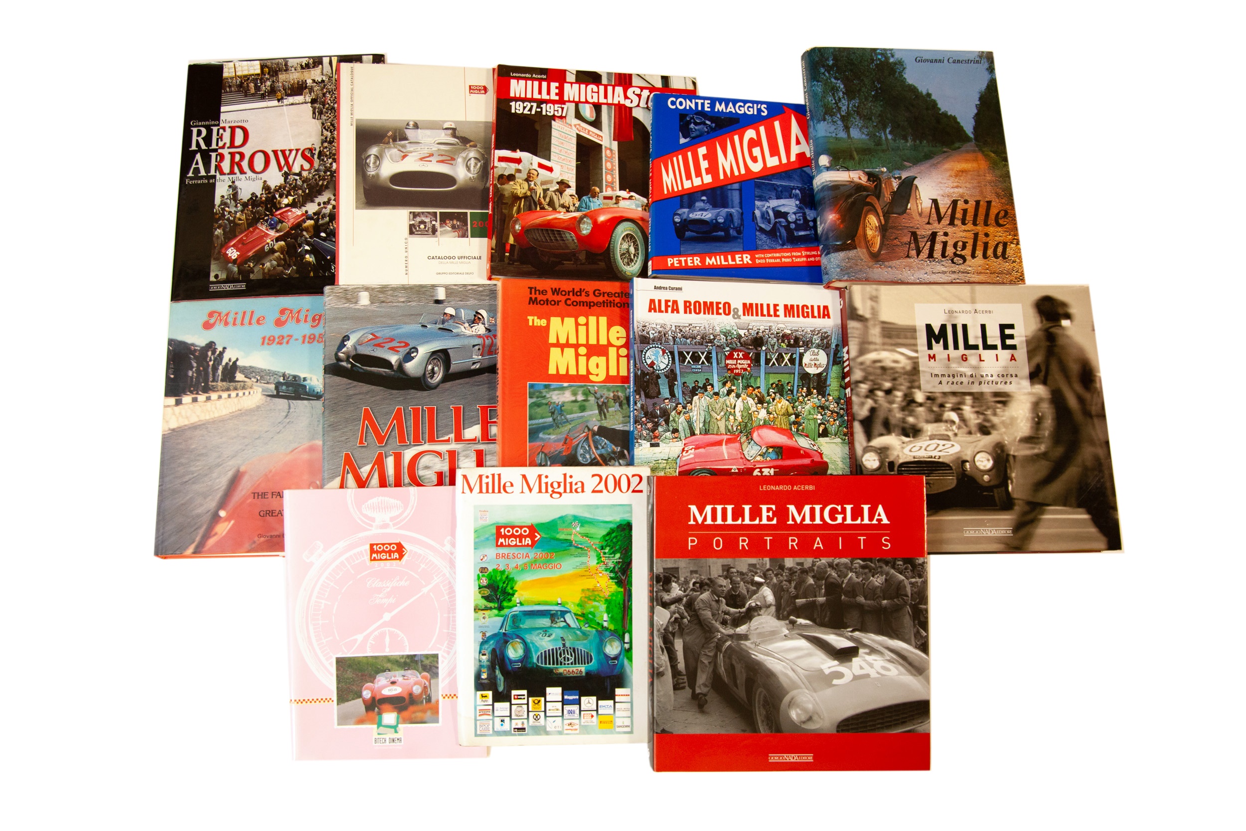 Thirteen Titles Relating to the Mille Miglia 
No Reserve