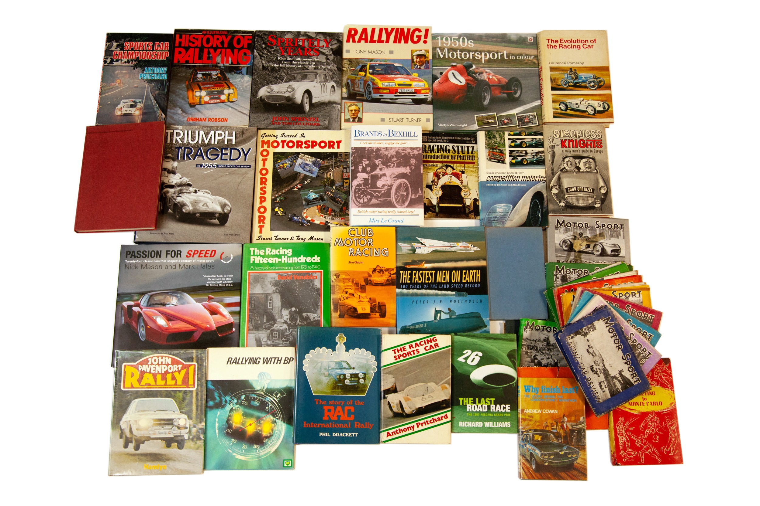 Thirty-Six Titles Relating to Motor Racing and Rallying 
No Reserve