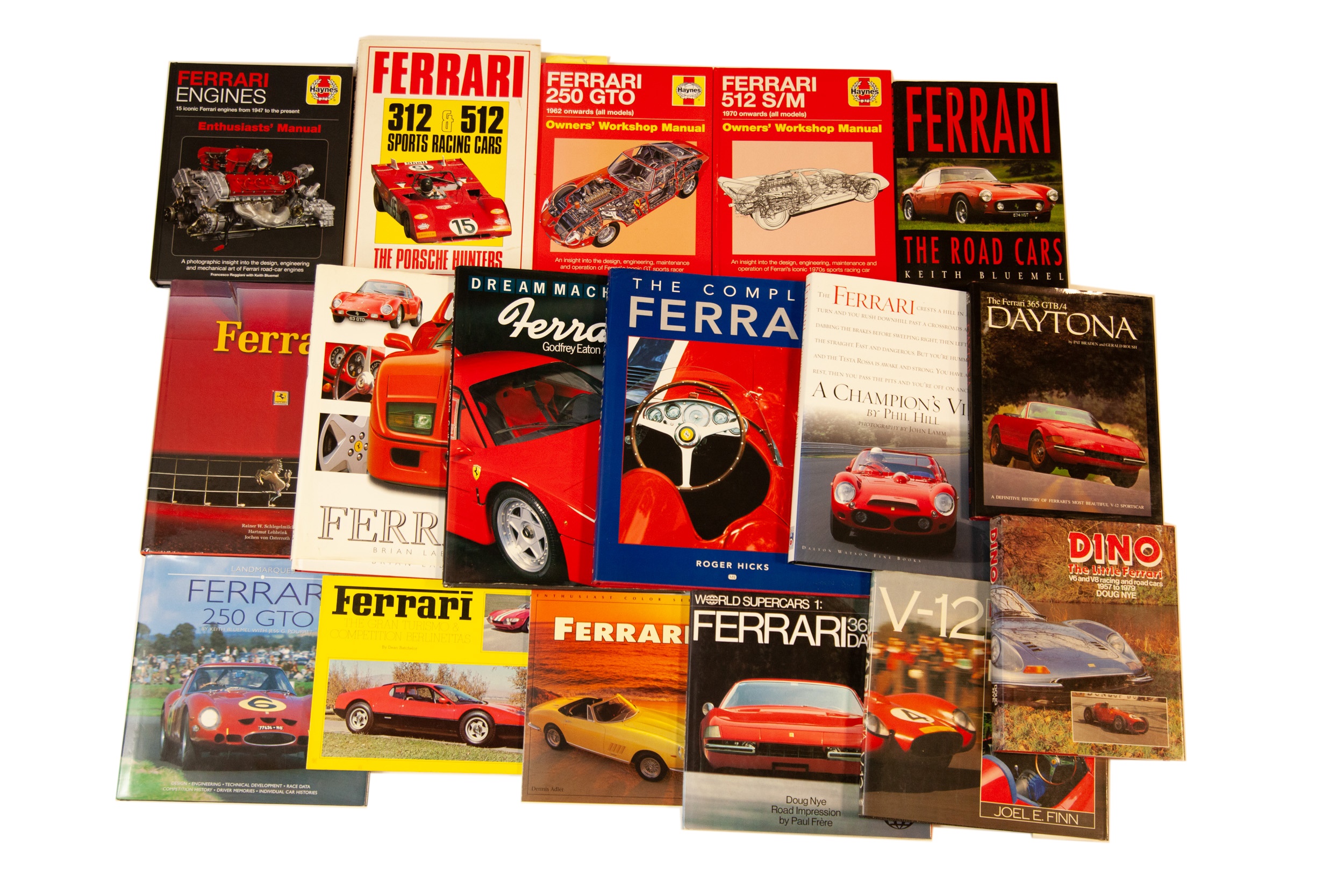 Seventeen Titles Relating to the Ferrari Marque 
No Reserve