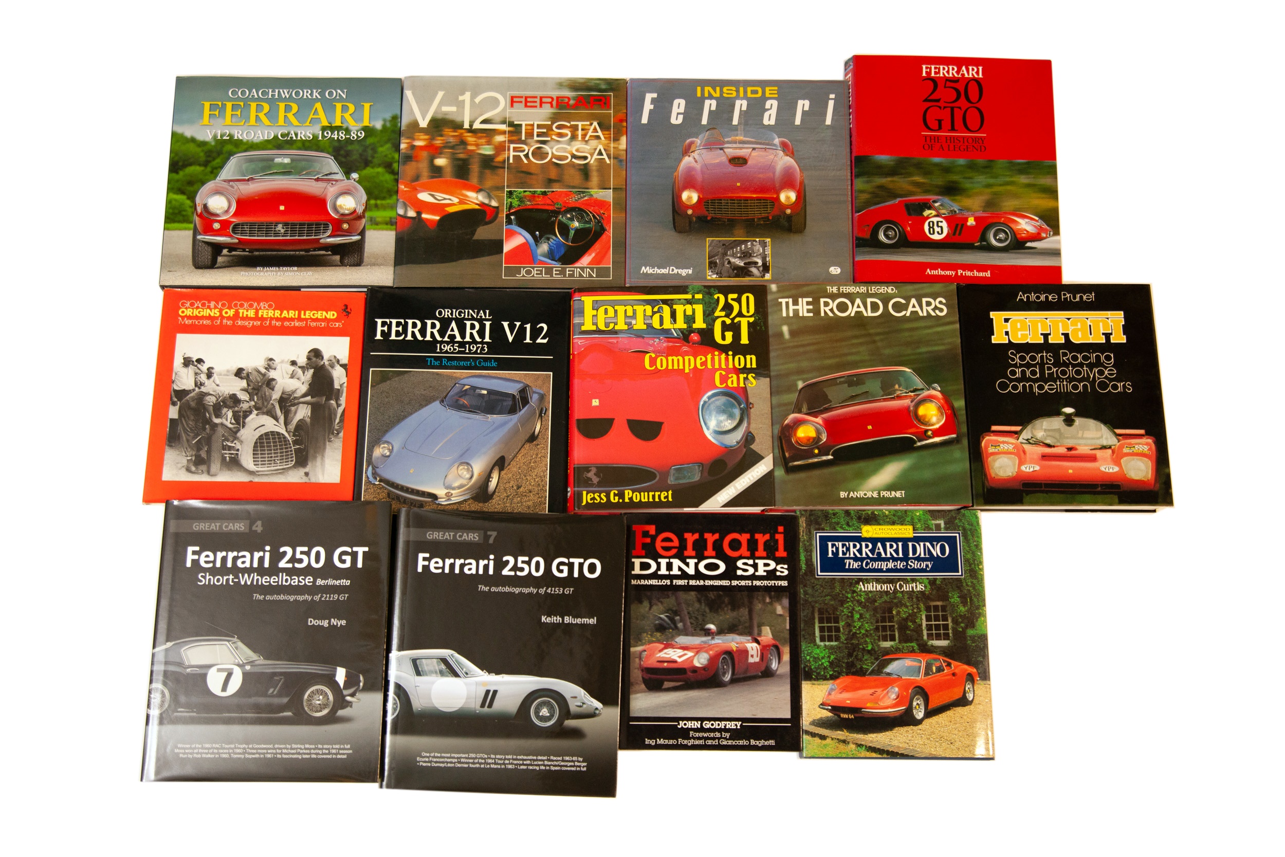 Thirteen Titles Relating to the Ferrari Marque 
No Reserve