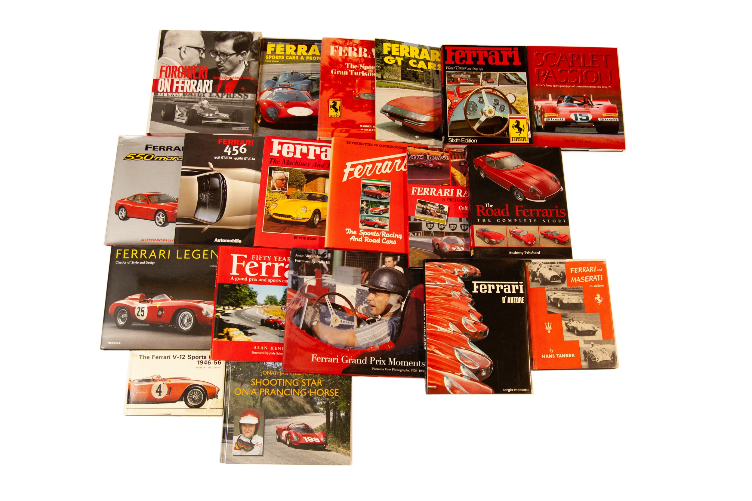 Nineteen Titles Relating to the Ferrari Marque 
No Reserve