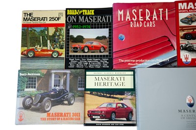 Lot 17 - Nine Titles Relating to the Maserati Marque