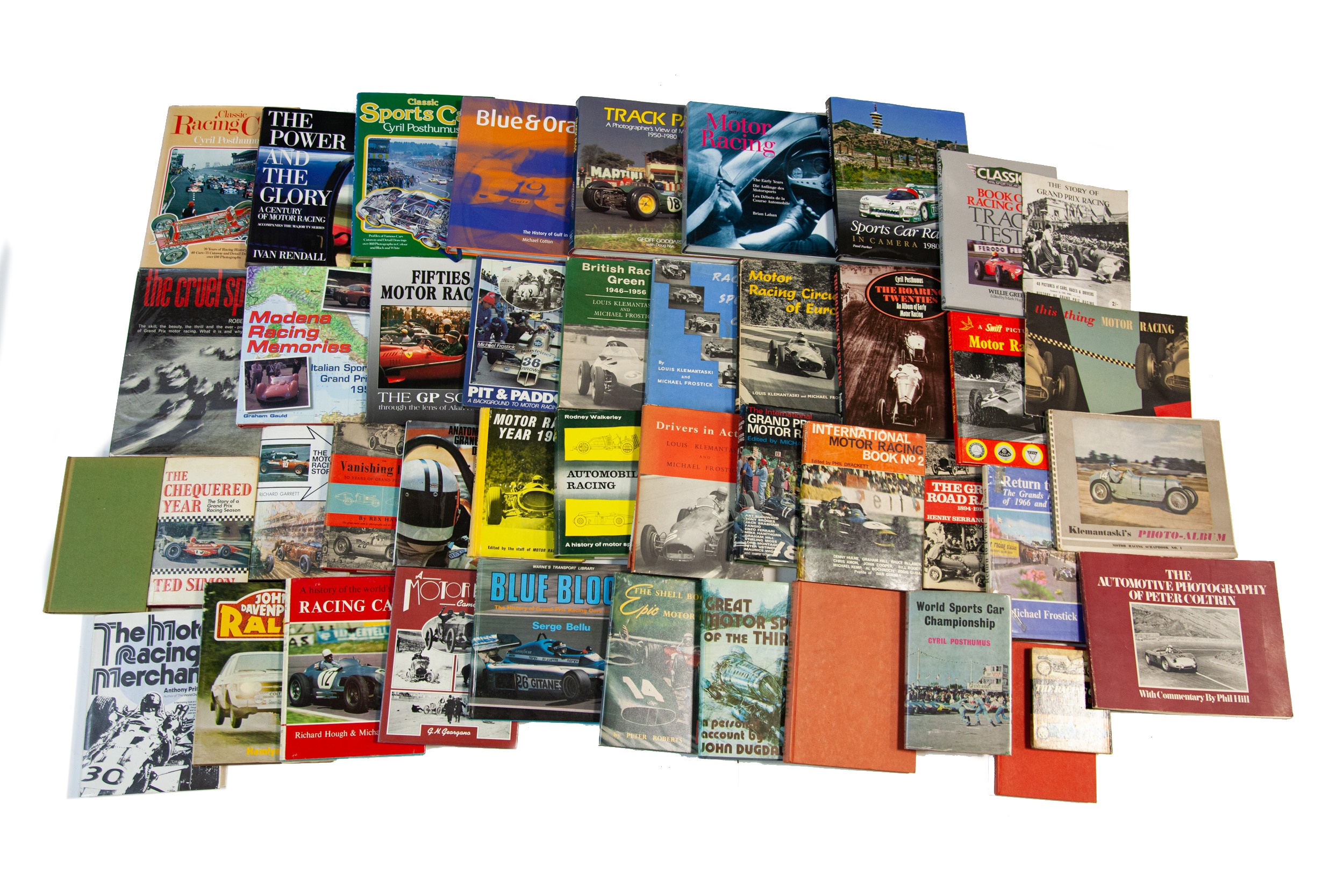 Forty-Three Titles Relating to Motor Racing and Rallying 
No Reserve