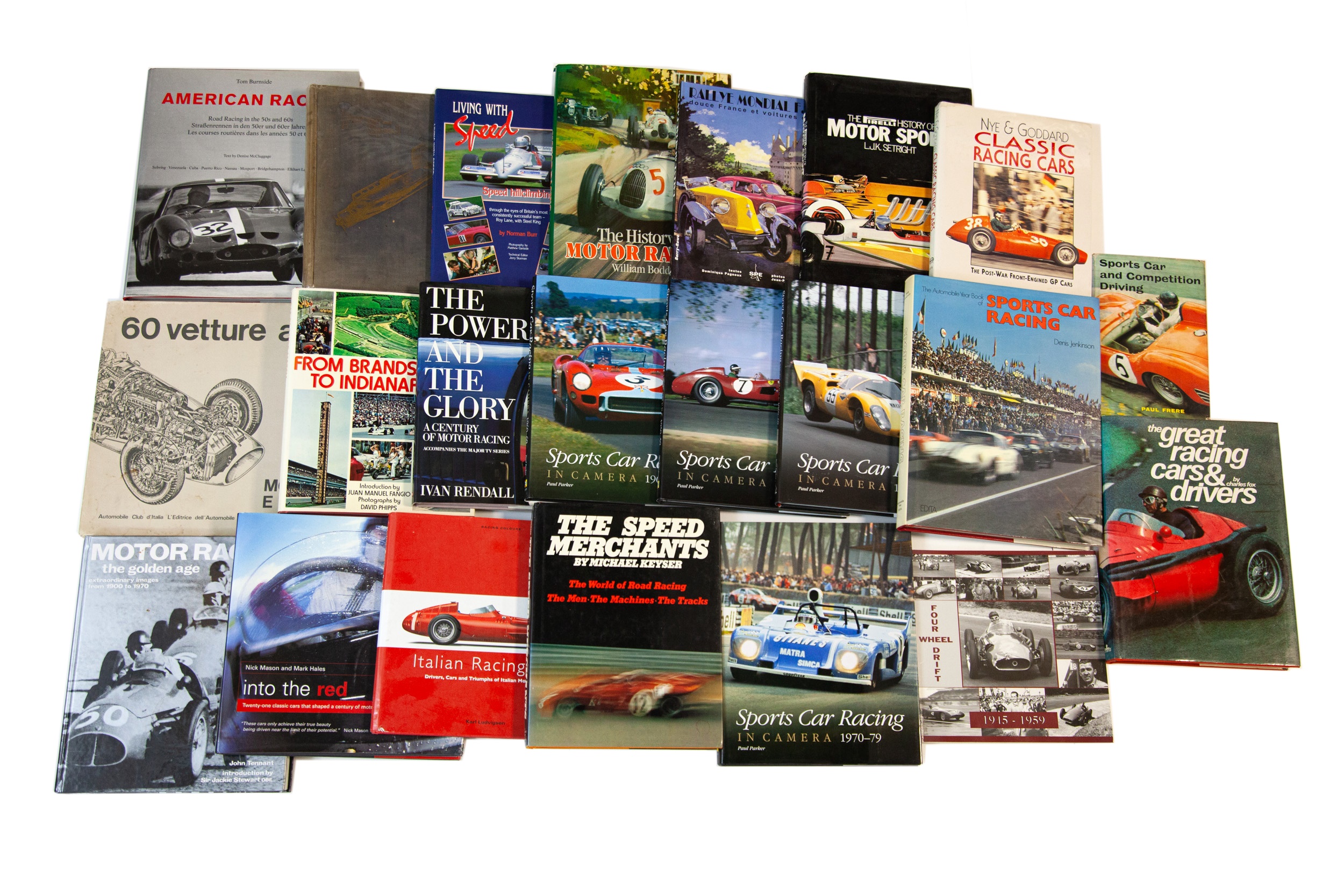 Twenty-Two Titles Relating to Motor Racing 
No Reserve
