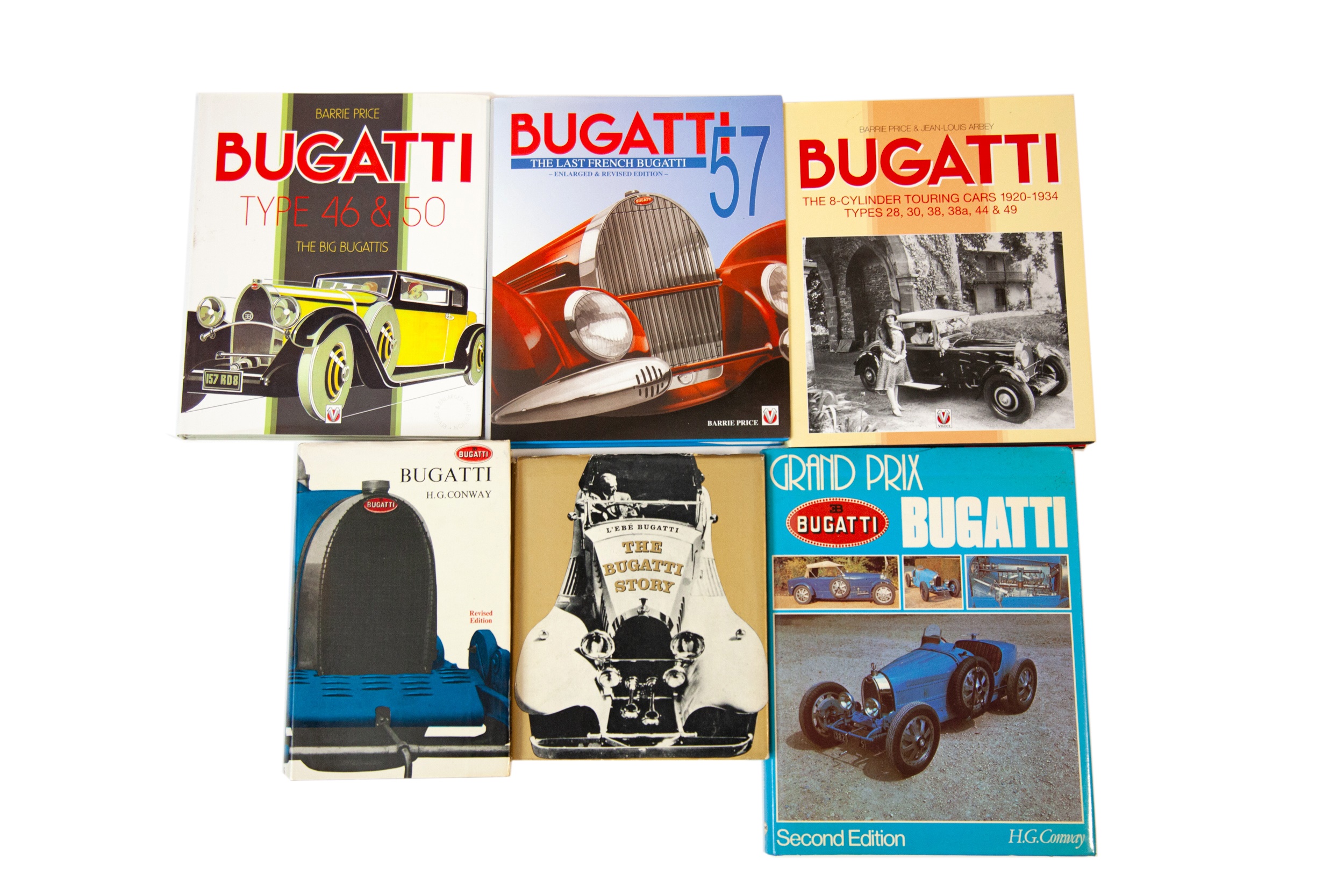 Six Titles Relating to the Bugatti Marque 
No Reserve