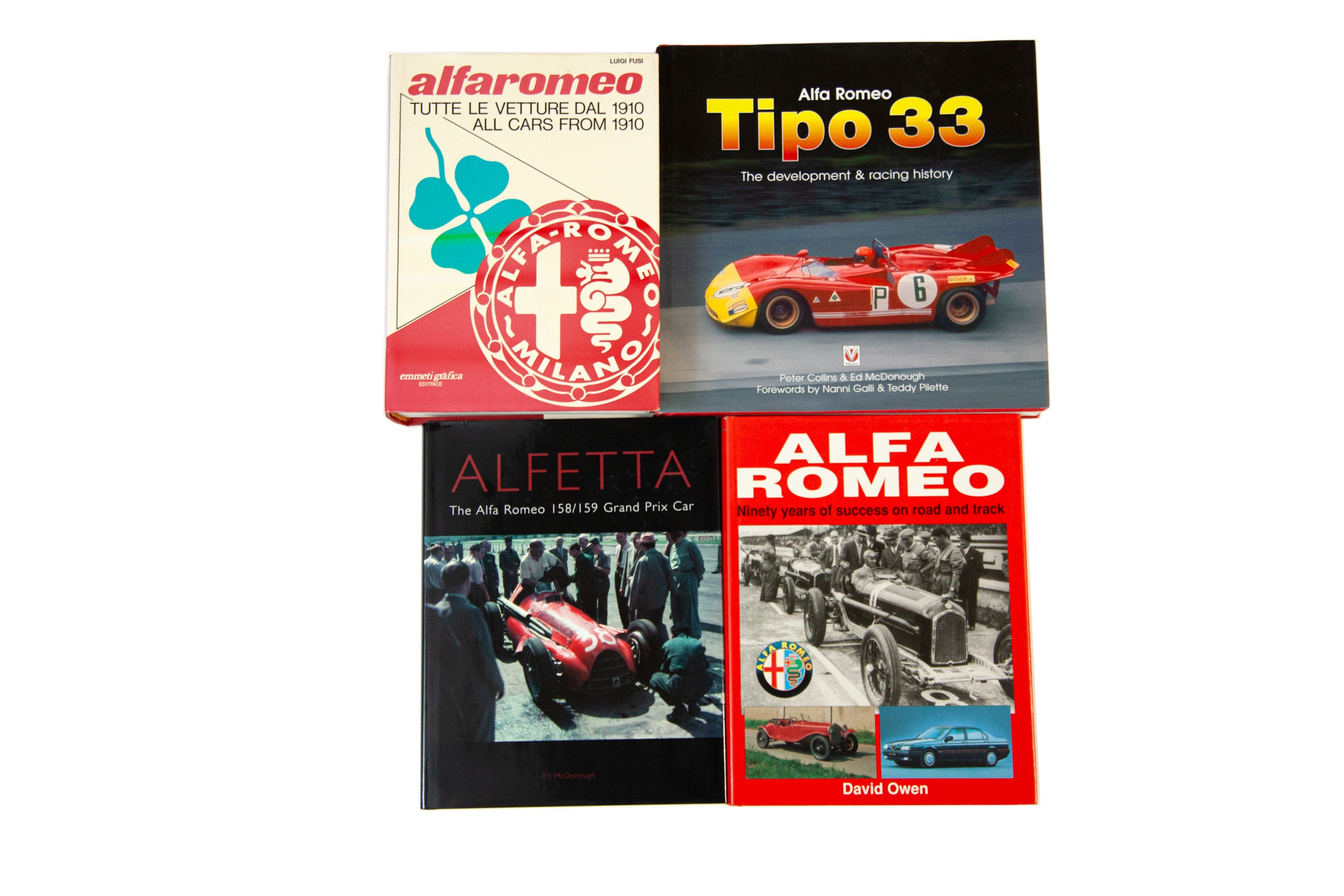 Four Titles Relating to the Alfa Romeo Marque 
No Reserve
