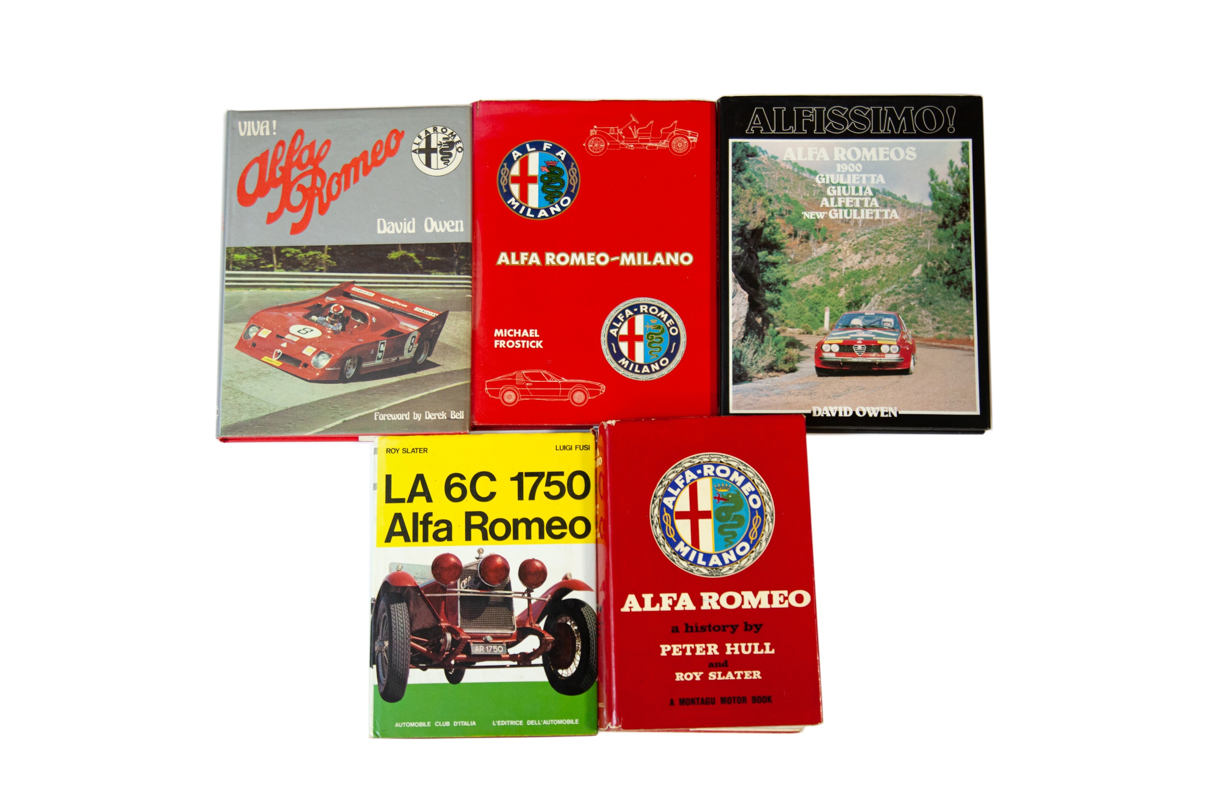 Five Titles Relating to the Alfa Romeo Marque 
No Reserve