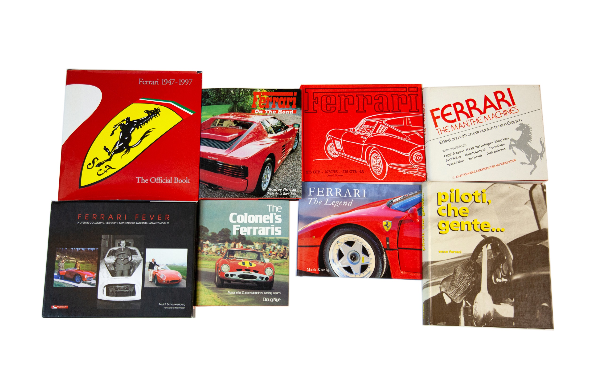 Eight Titles Relating to the Ferrari Marque 
No Reserve