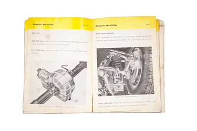 Lot 59 - Ferrari 250GT/E Coupe Pininfarina 2+2 Operating, Maintenance and Service Handbook