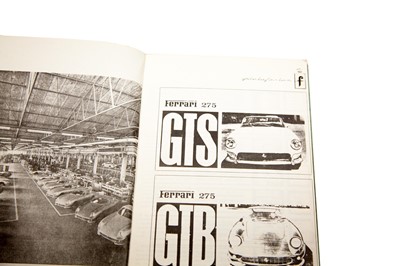 Lot 61 - Ferrari 275 GTB / GTS Operating, Maintenance and Service Handbook