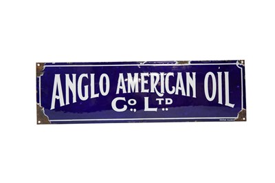 Lot 69 - Anglo American Oil Co. Enamel Sign